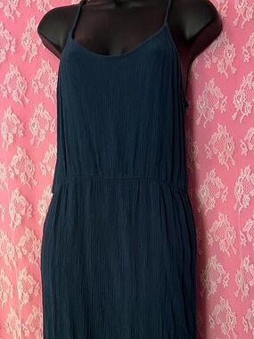 Forever 21 Dark Navy Sleeveless Maxi Dress